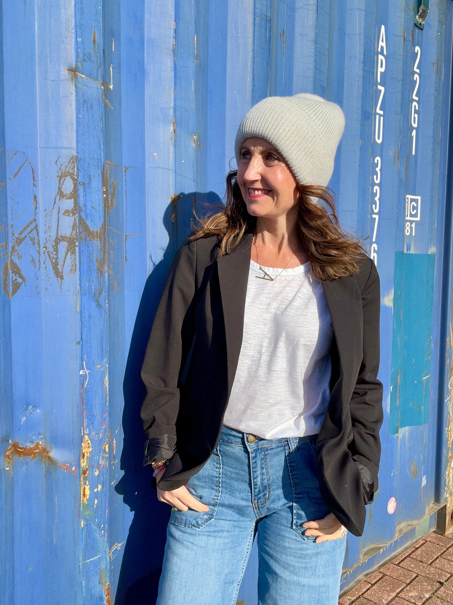 Poppy soft beanie - Grey