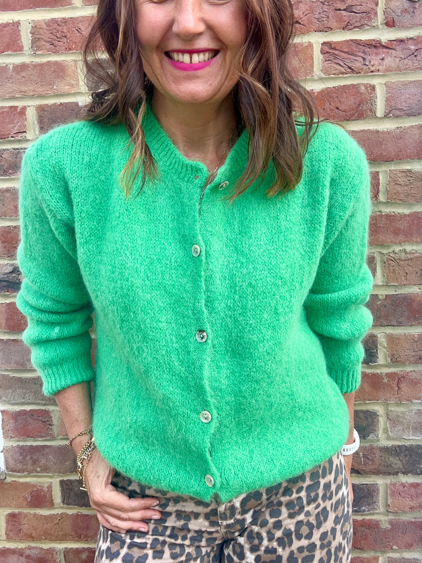 Juno cardigan - Spring Green