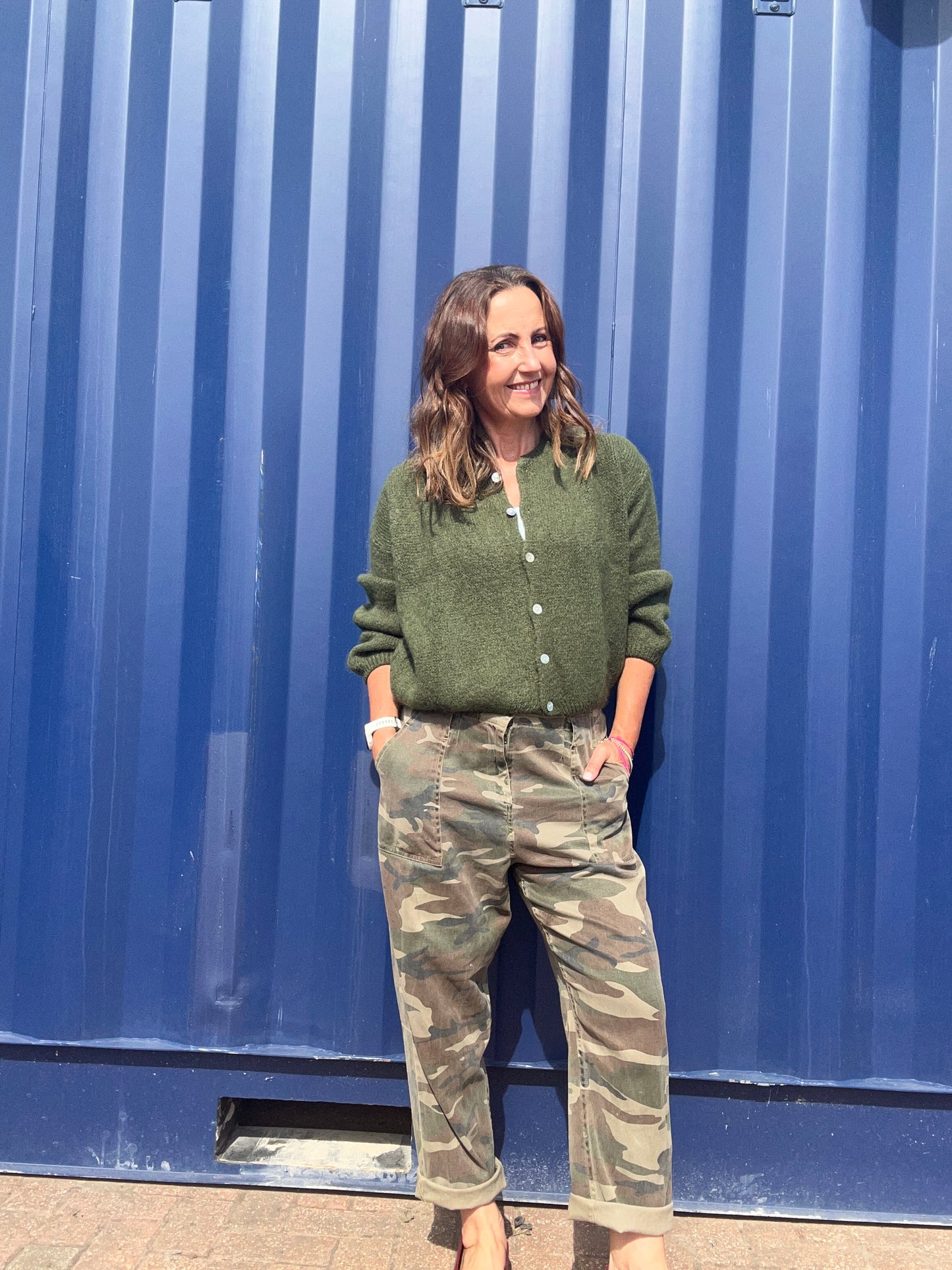 Beattie cardigan - Army Green