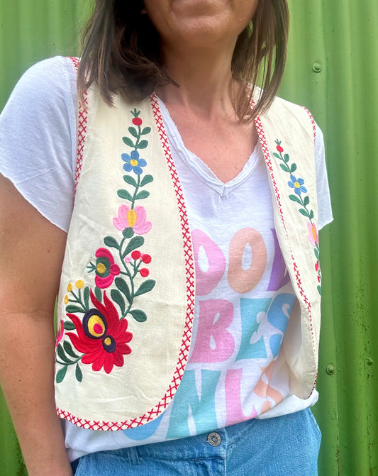 Heidi Embroidered Waistcoat