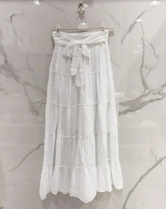 Mellie summer skirt - White