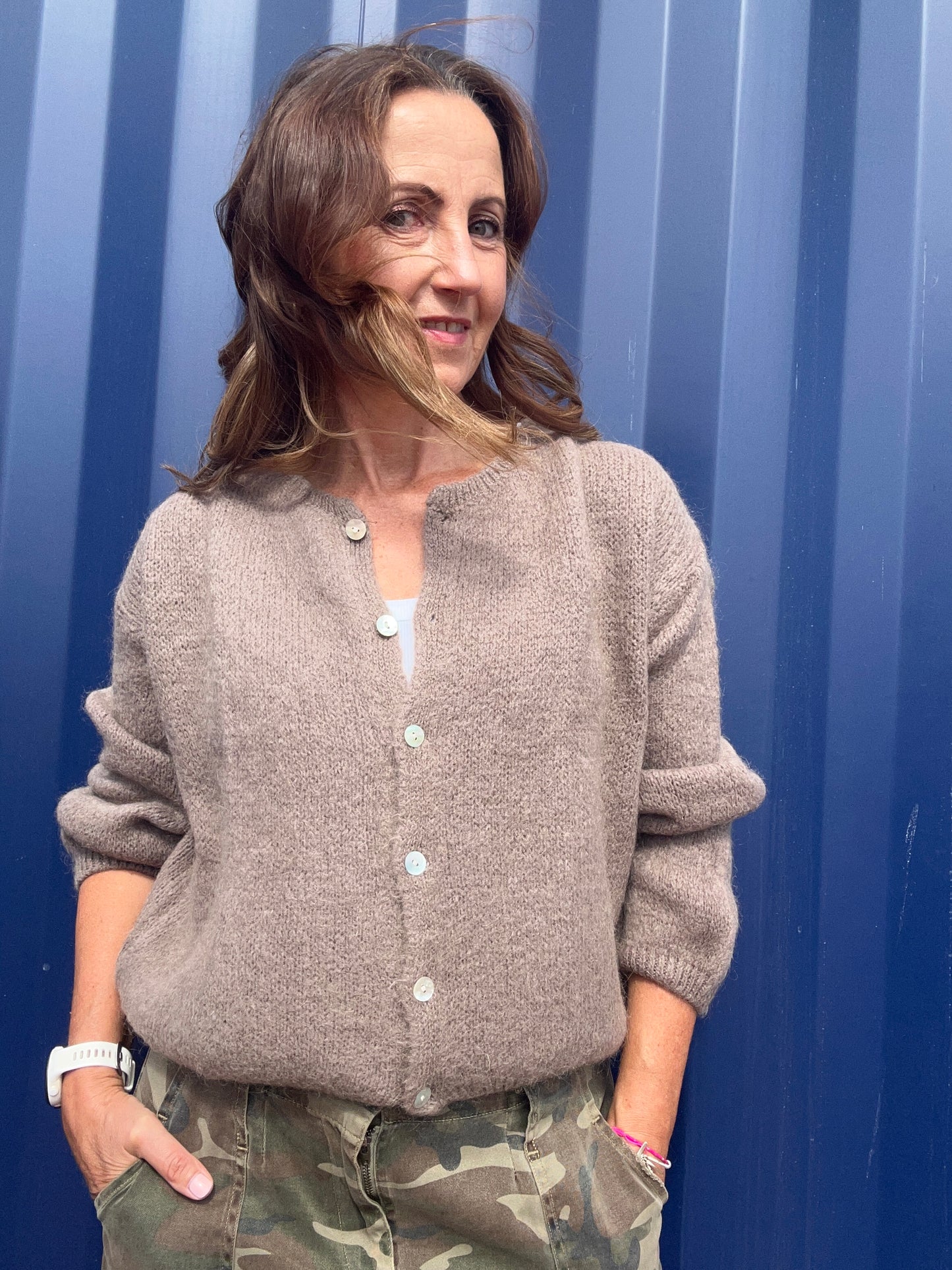 Beattie cardigan - Mink