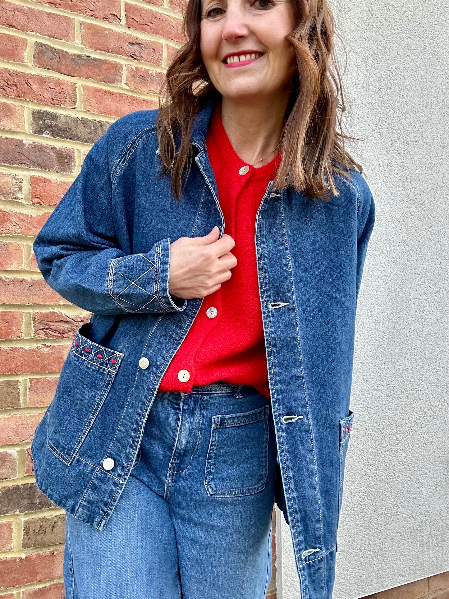 Lucia denim utility jacket