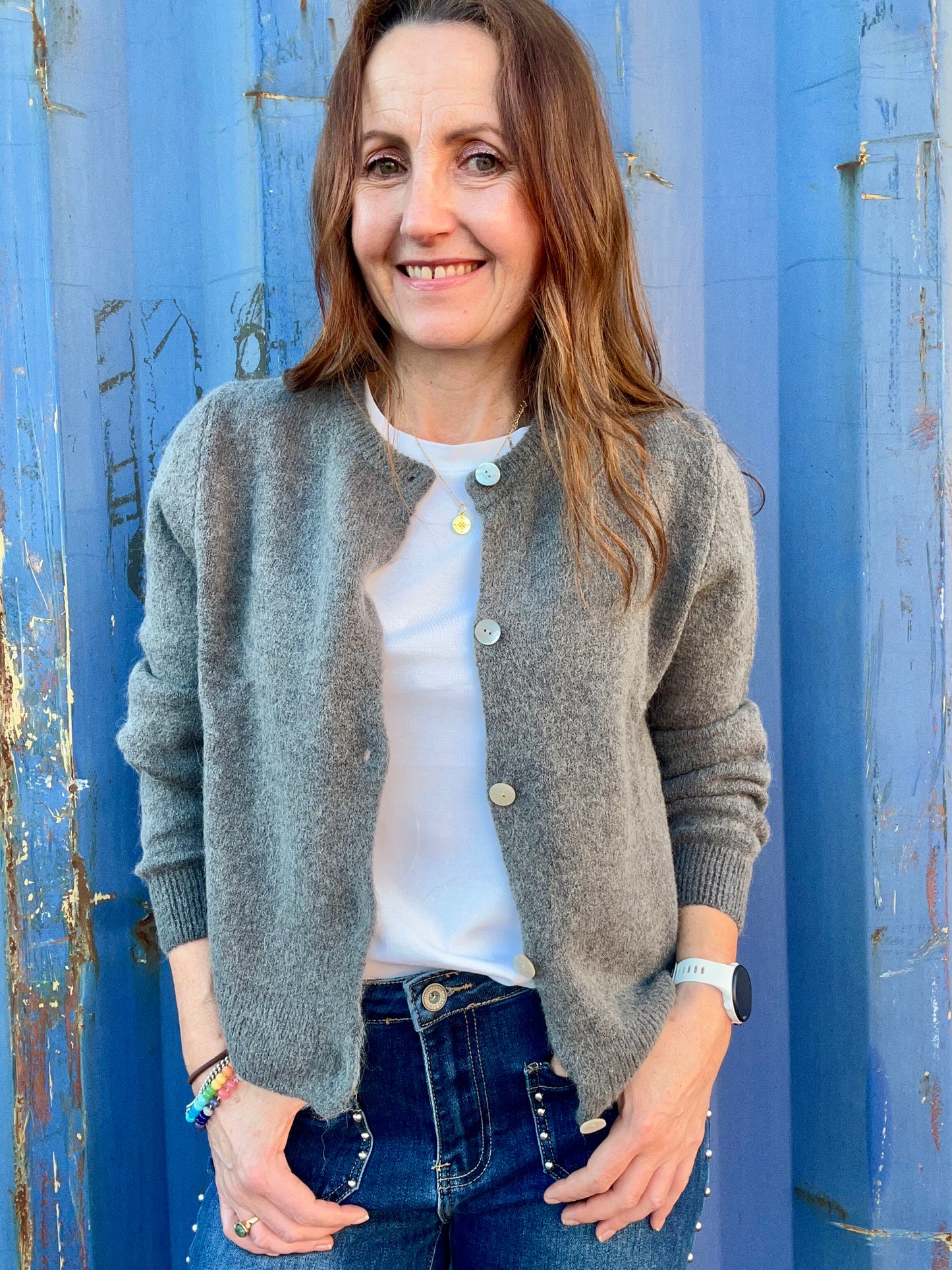Lumi cardigan -  Donkey Grey