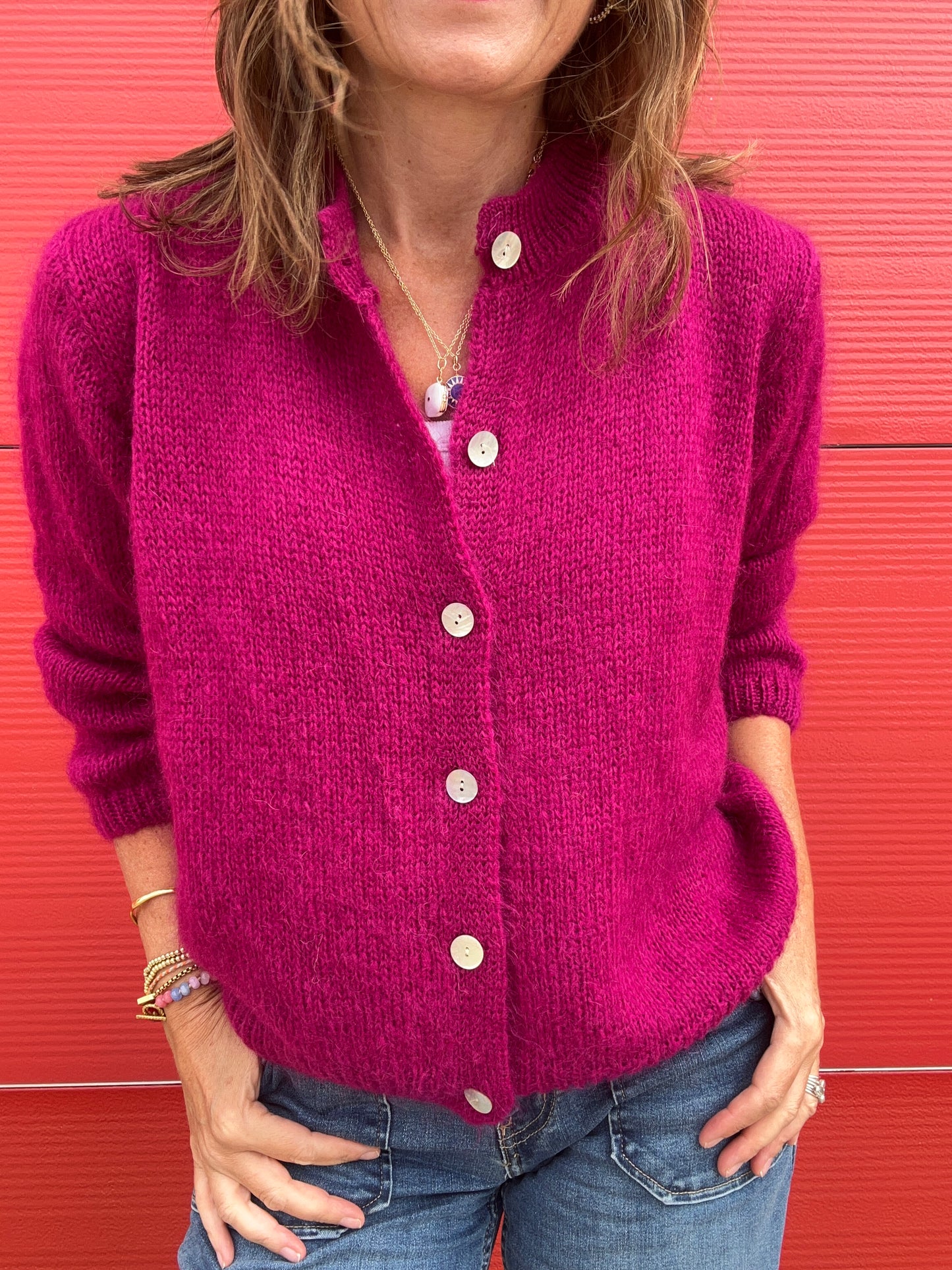 Jenni cardigan - Spiced Plum