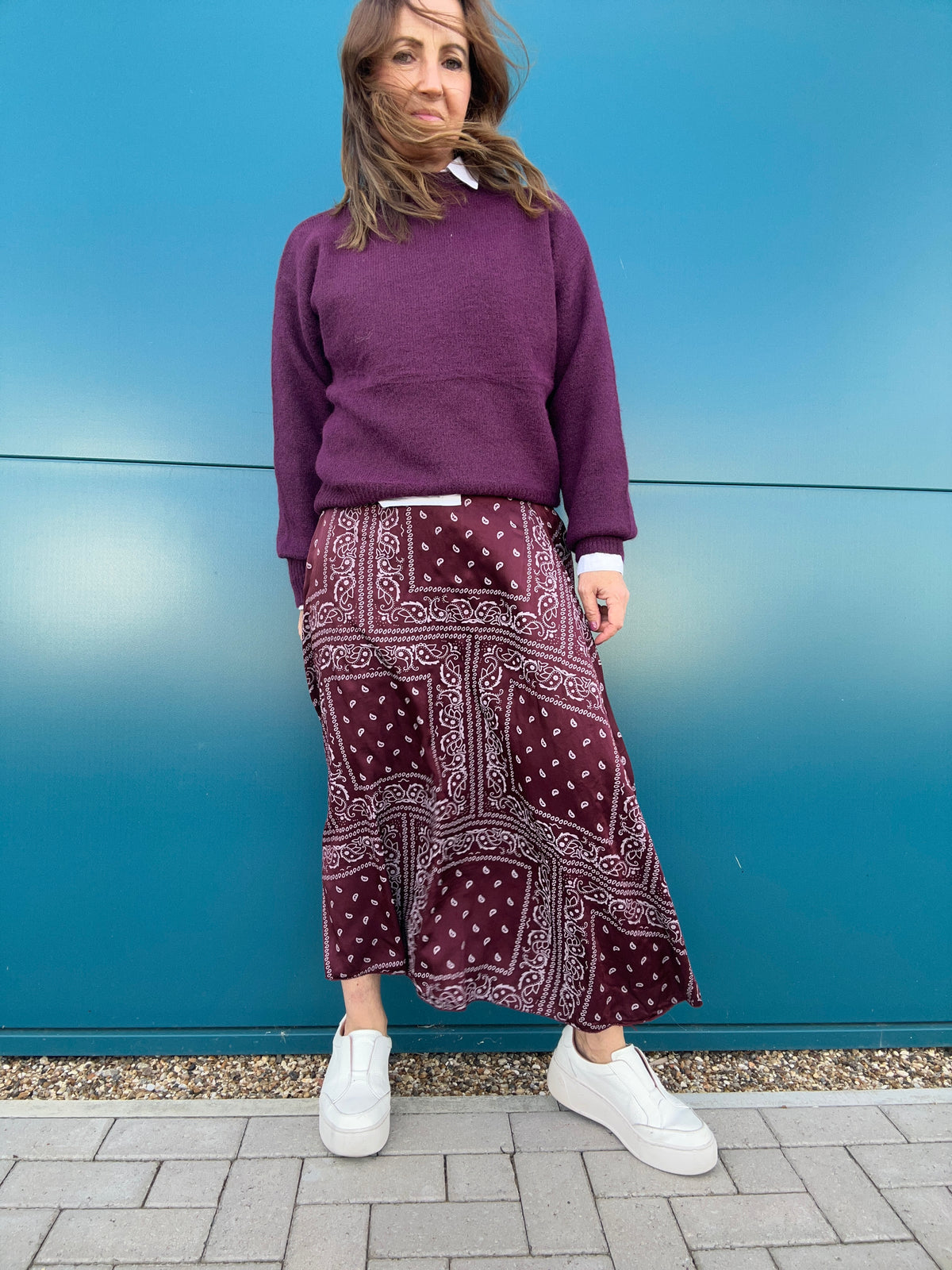 Beulah skirt - Plum