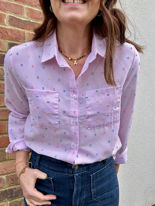 Luisa pretty striped shirt