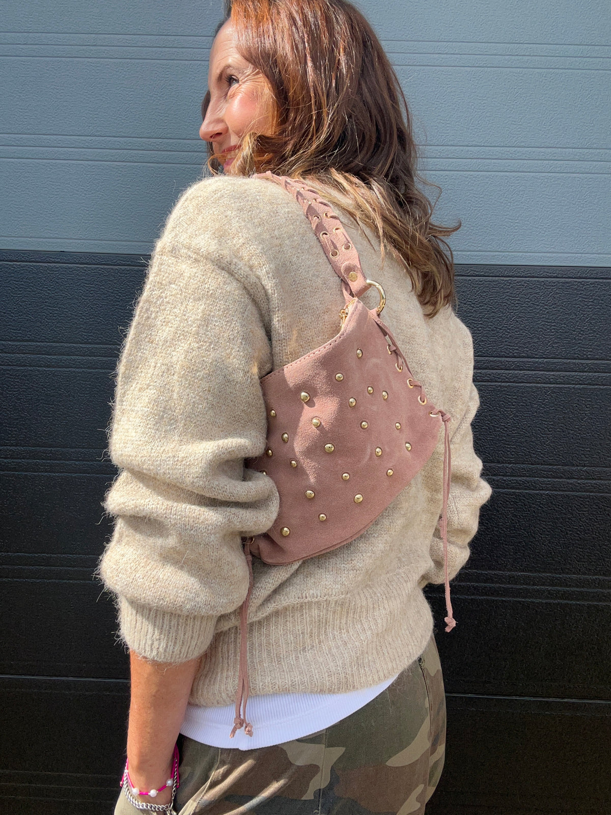 Nixx studded bag - Pink