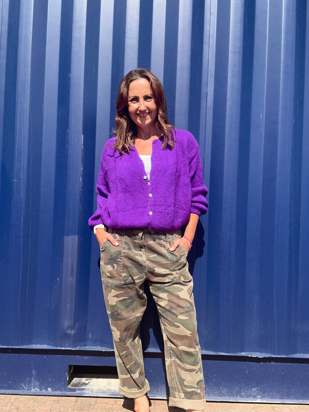 Beattie cardigan - Amethyst