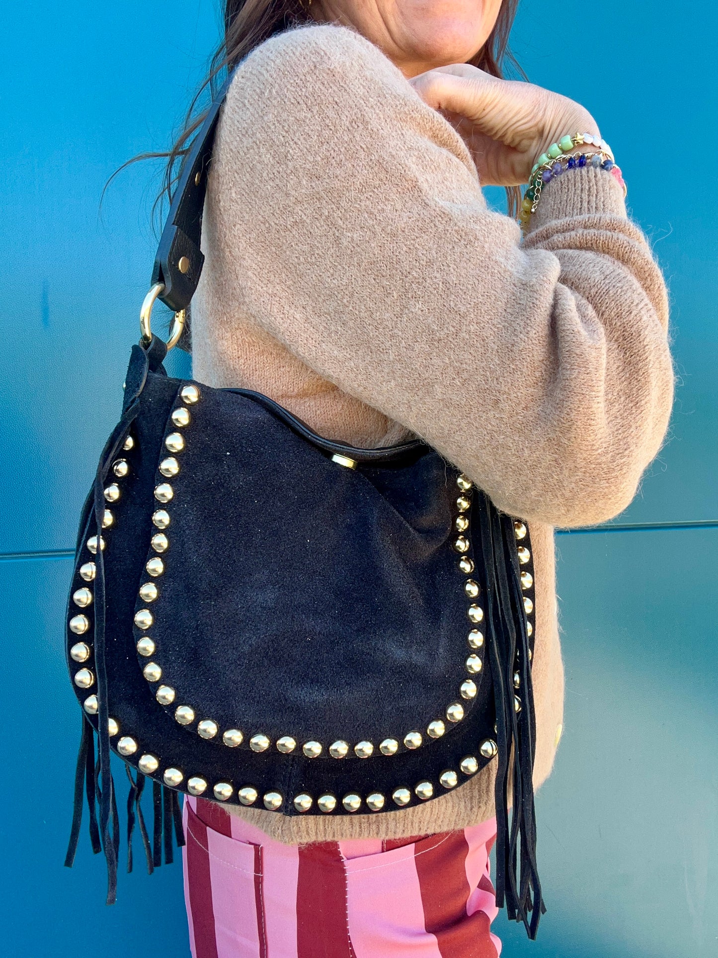 Naia studded bag - Black