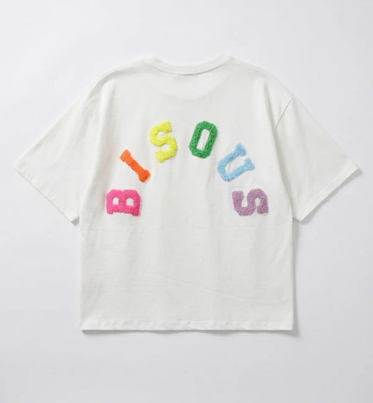 Bisous rainbow tee