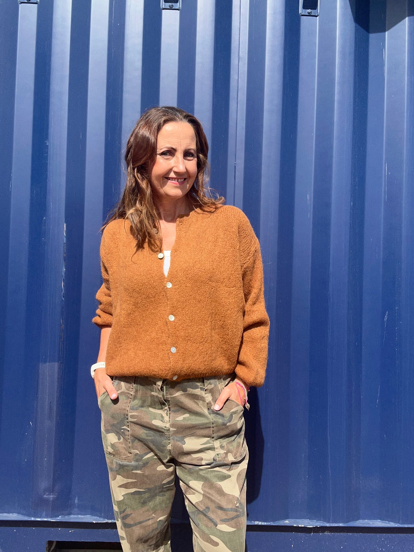 Beattie cardigan - Toffee