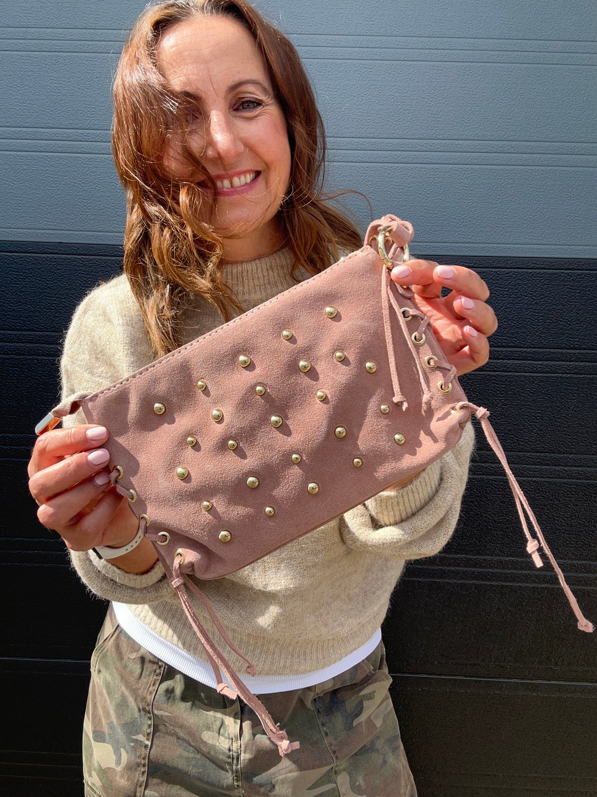 Nixx studded bag - Pink