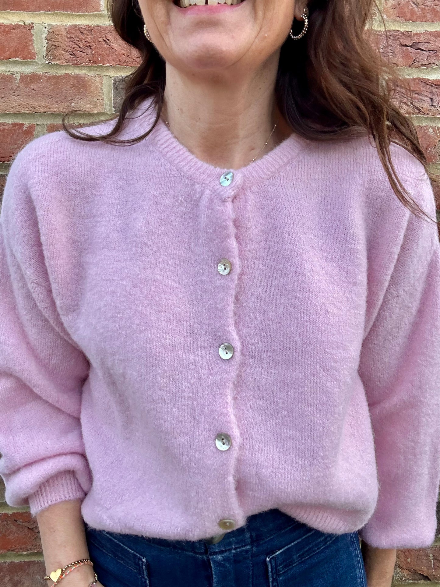 Lumi cardigan - Pastel Pink