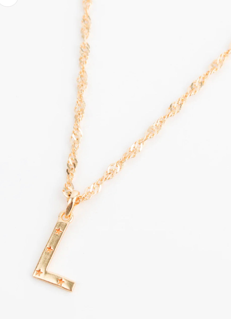 Starry Letter necklace