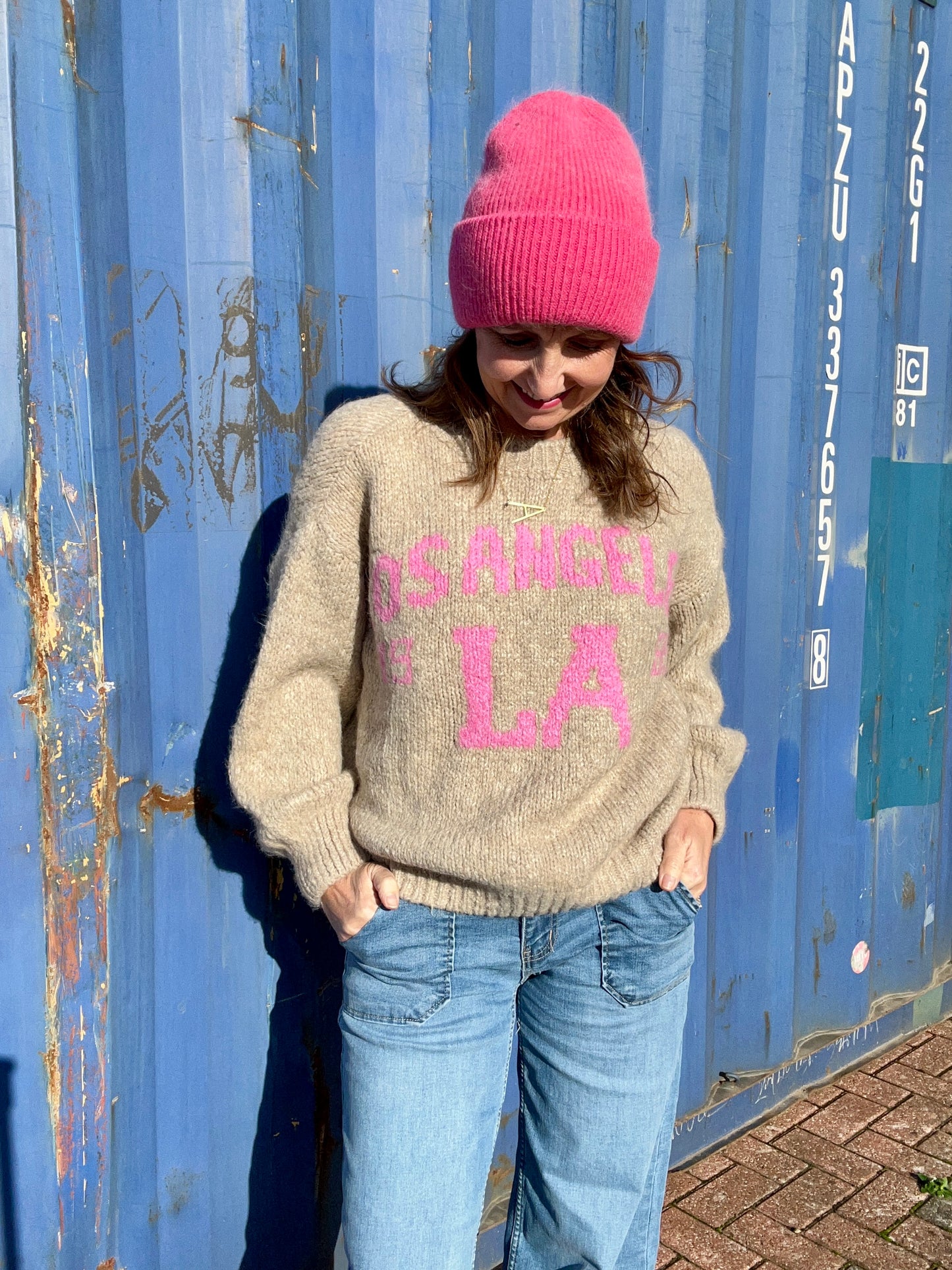 Poppy soft beanie - Pink