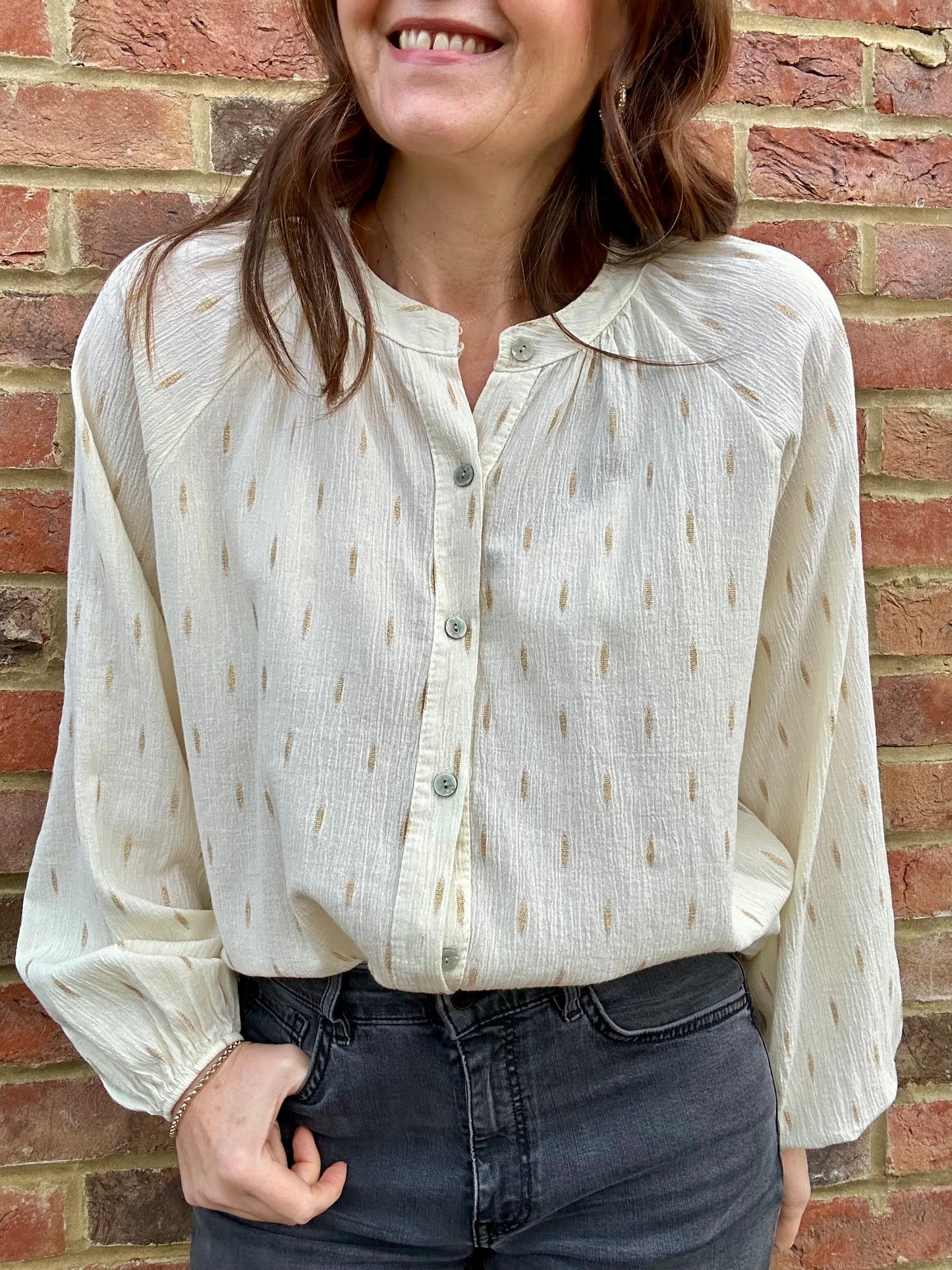 Alberta lurex blouse