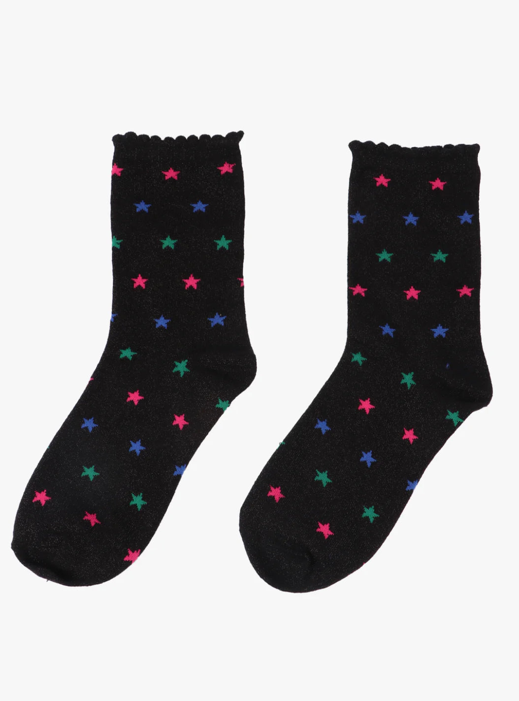 Starry night glitter socks - Black / Multi