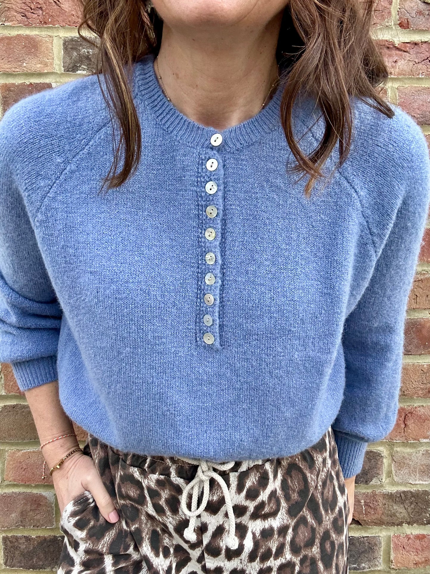 Paris sweater - Cornflower