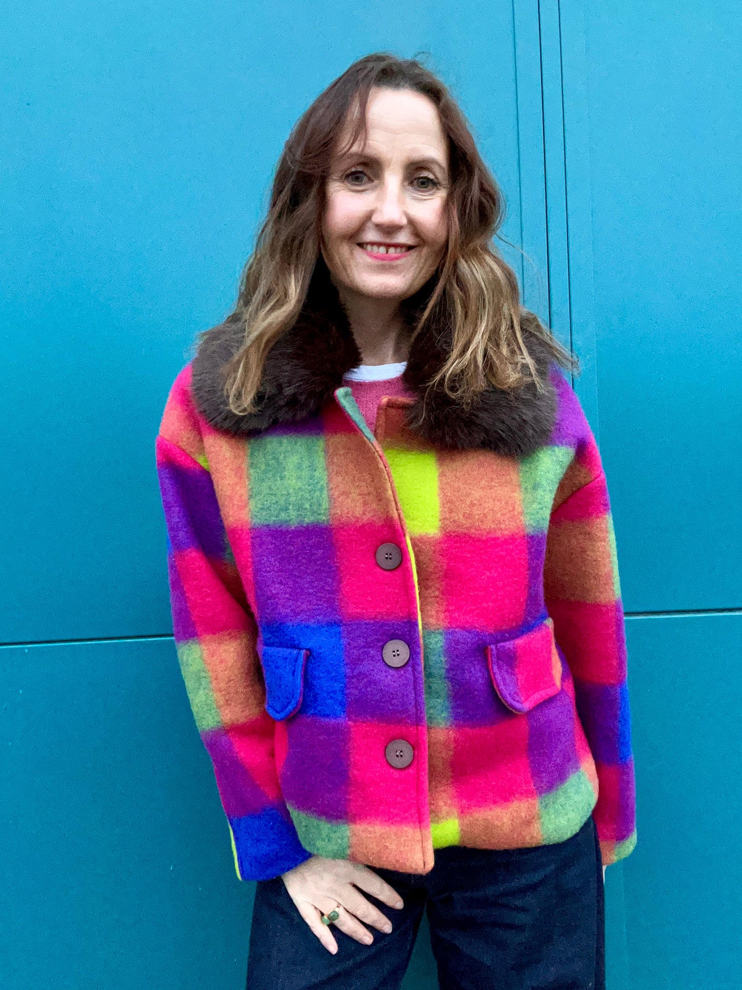 Ricci checked jacket