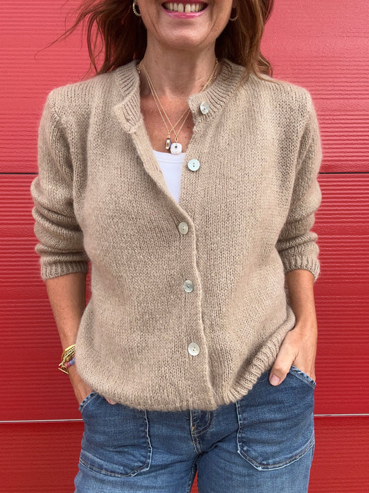 Jenni cardigan - Dusty Beige