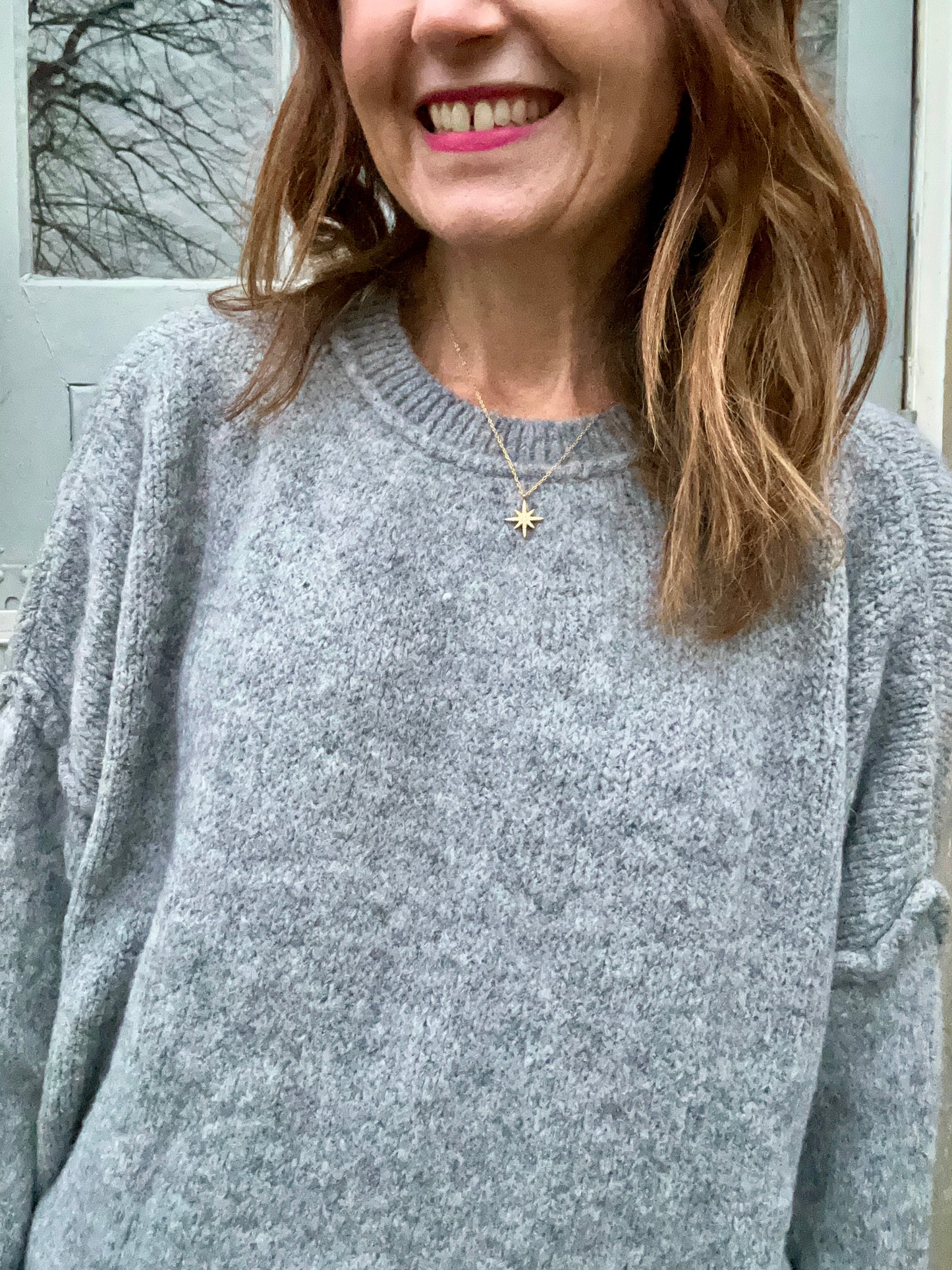 Gwen slouchy sweater - Grey