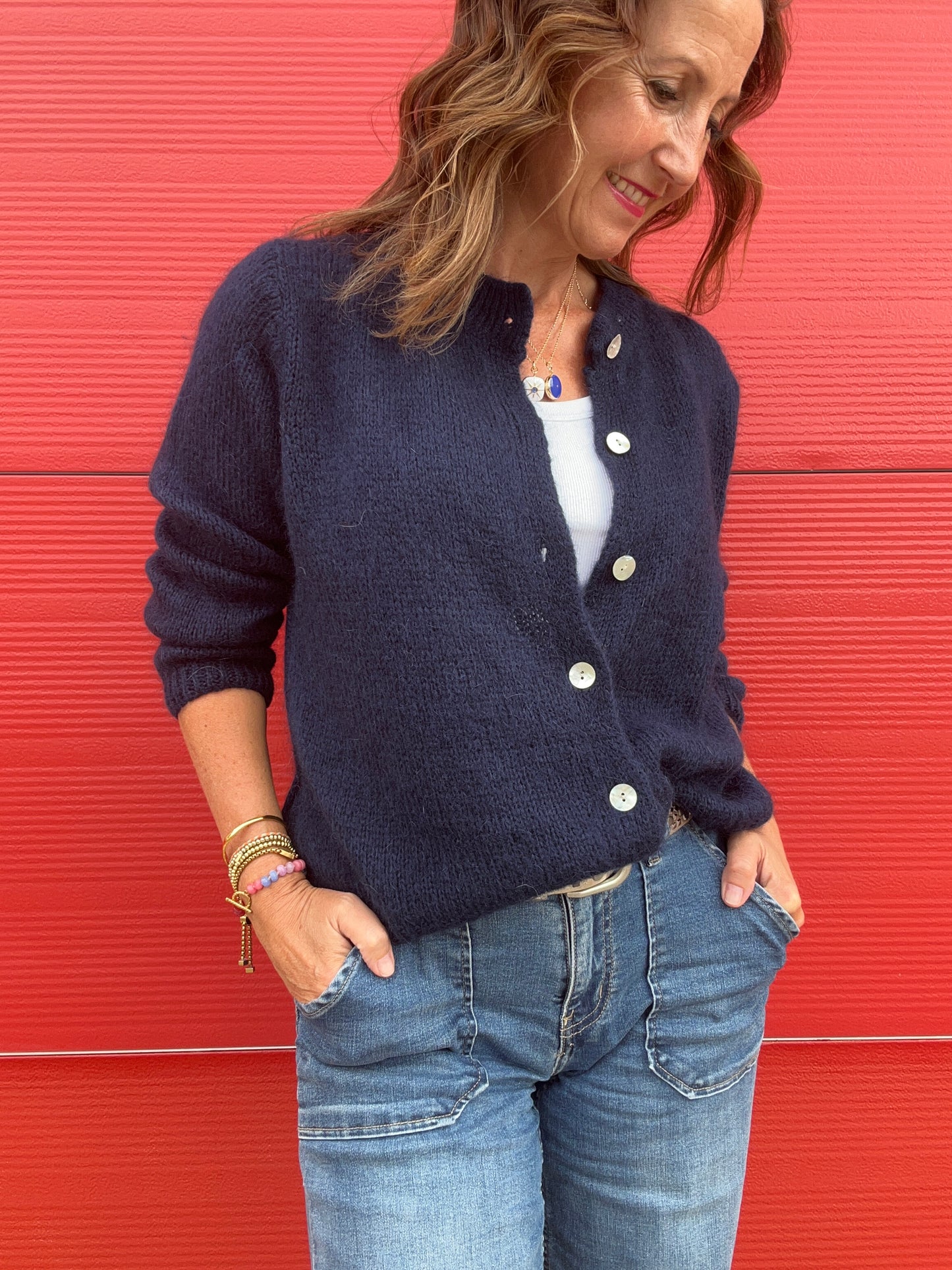 Jenni cardigan - French Navy
