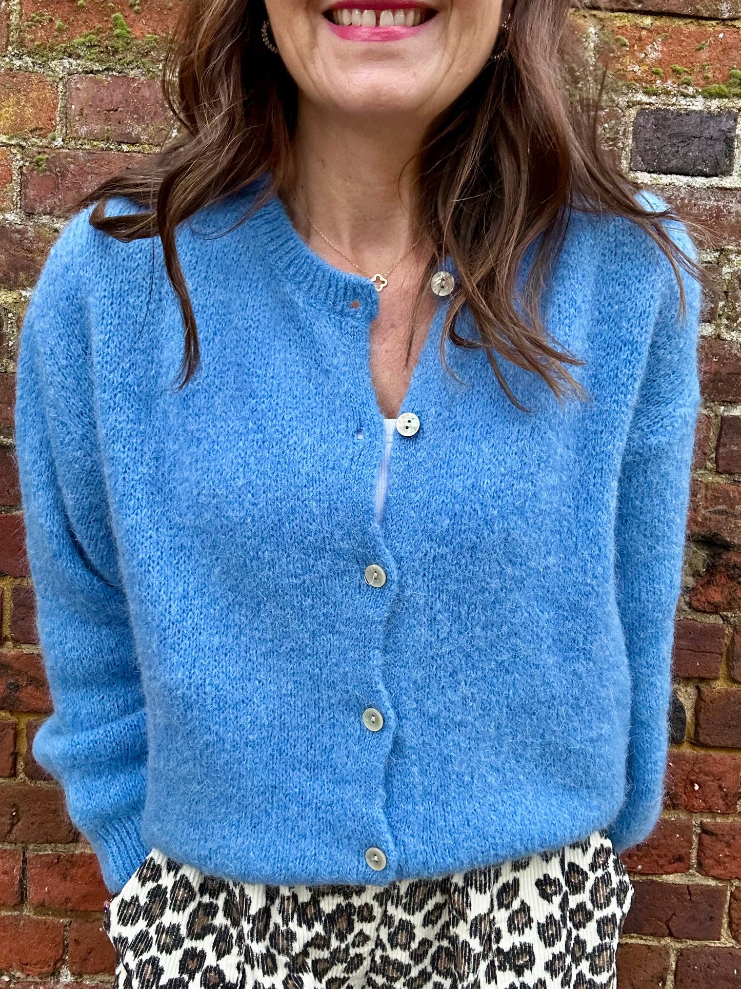 Juno cardigan - Cobalt