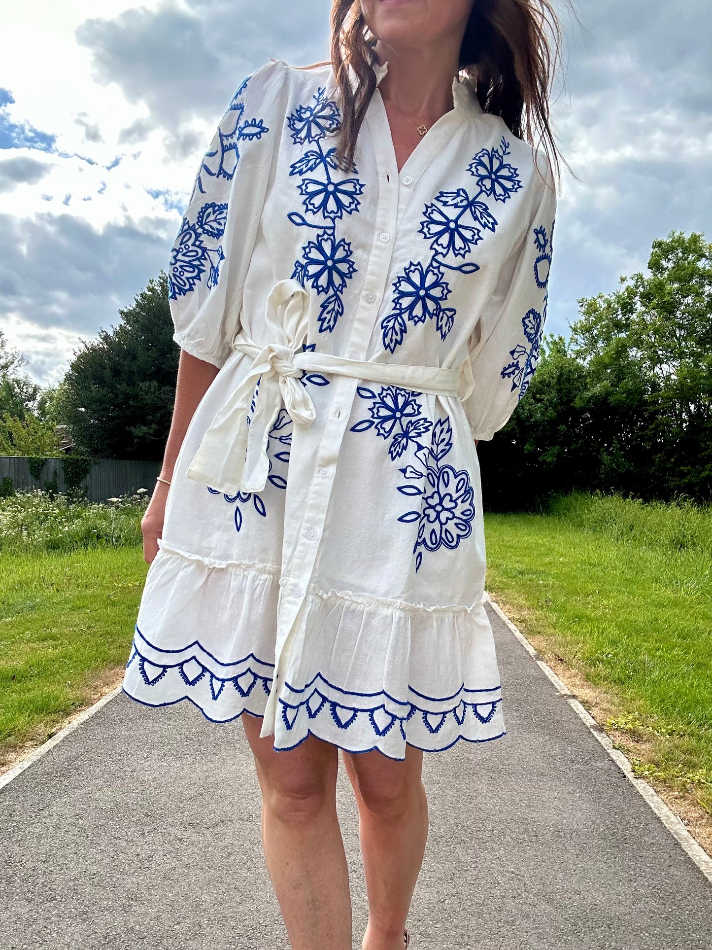 Paros cotton dress