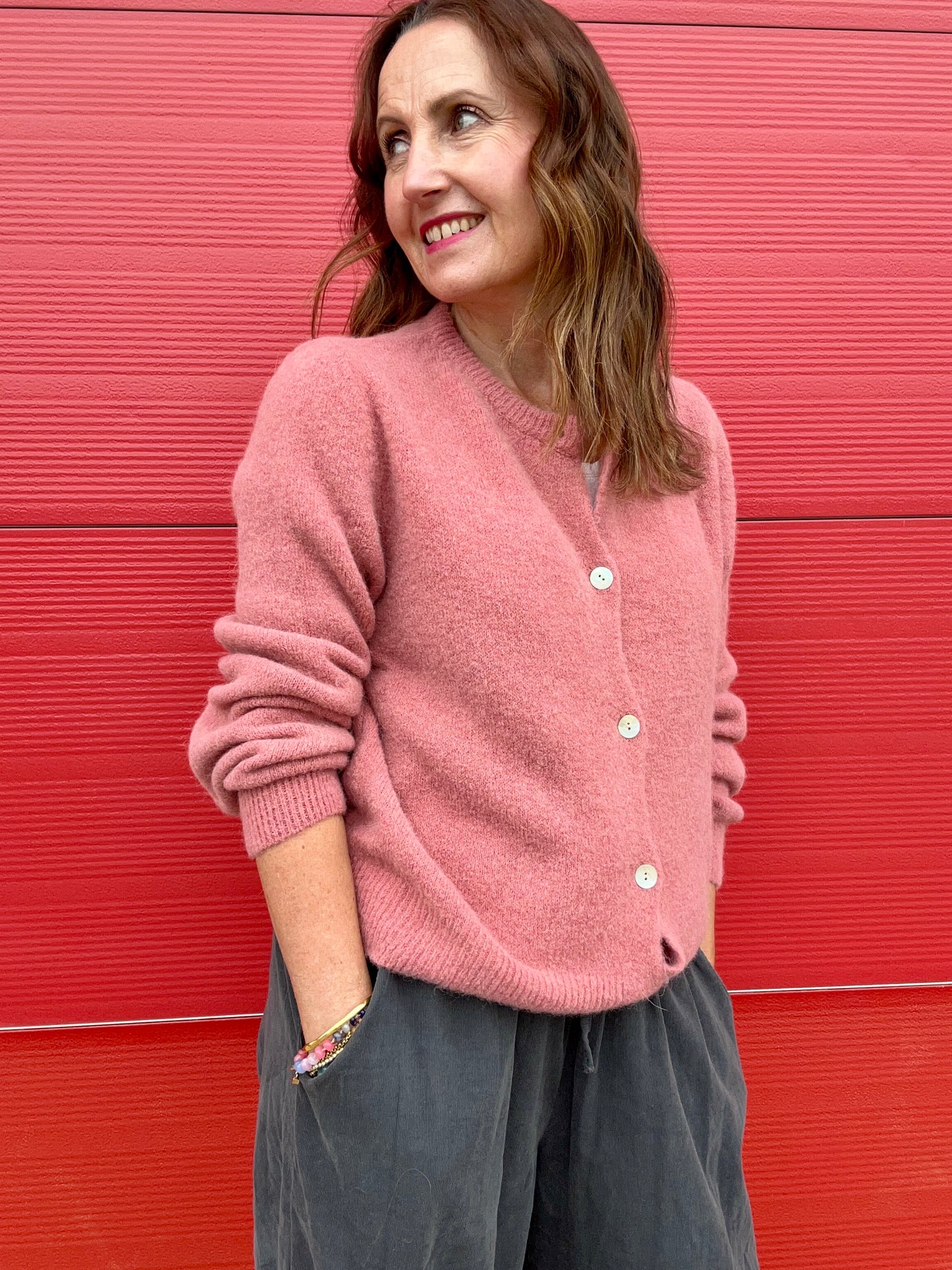 Jilly cardigan - Old Rose