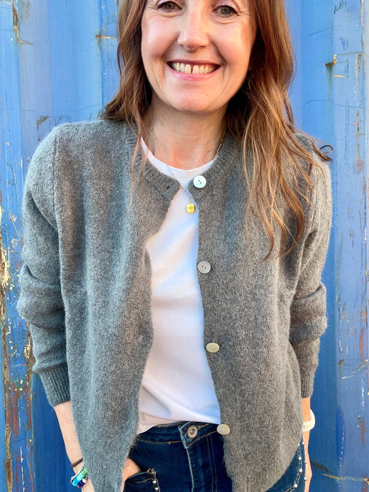 Lumi cardigan -  Donkey Grey