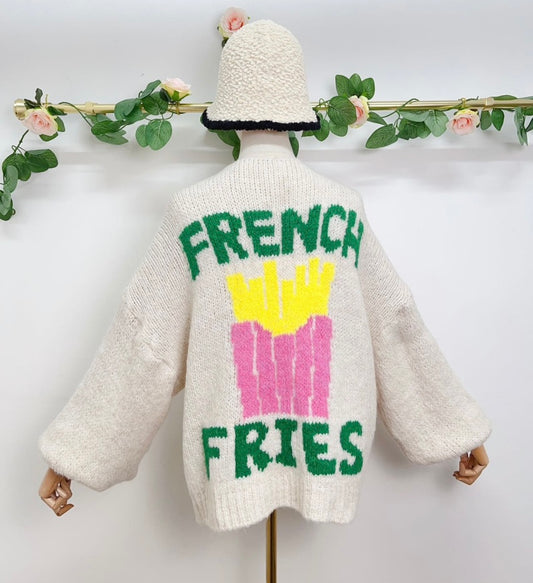 Fries before Guys cardigan - Cream