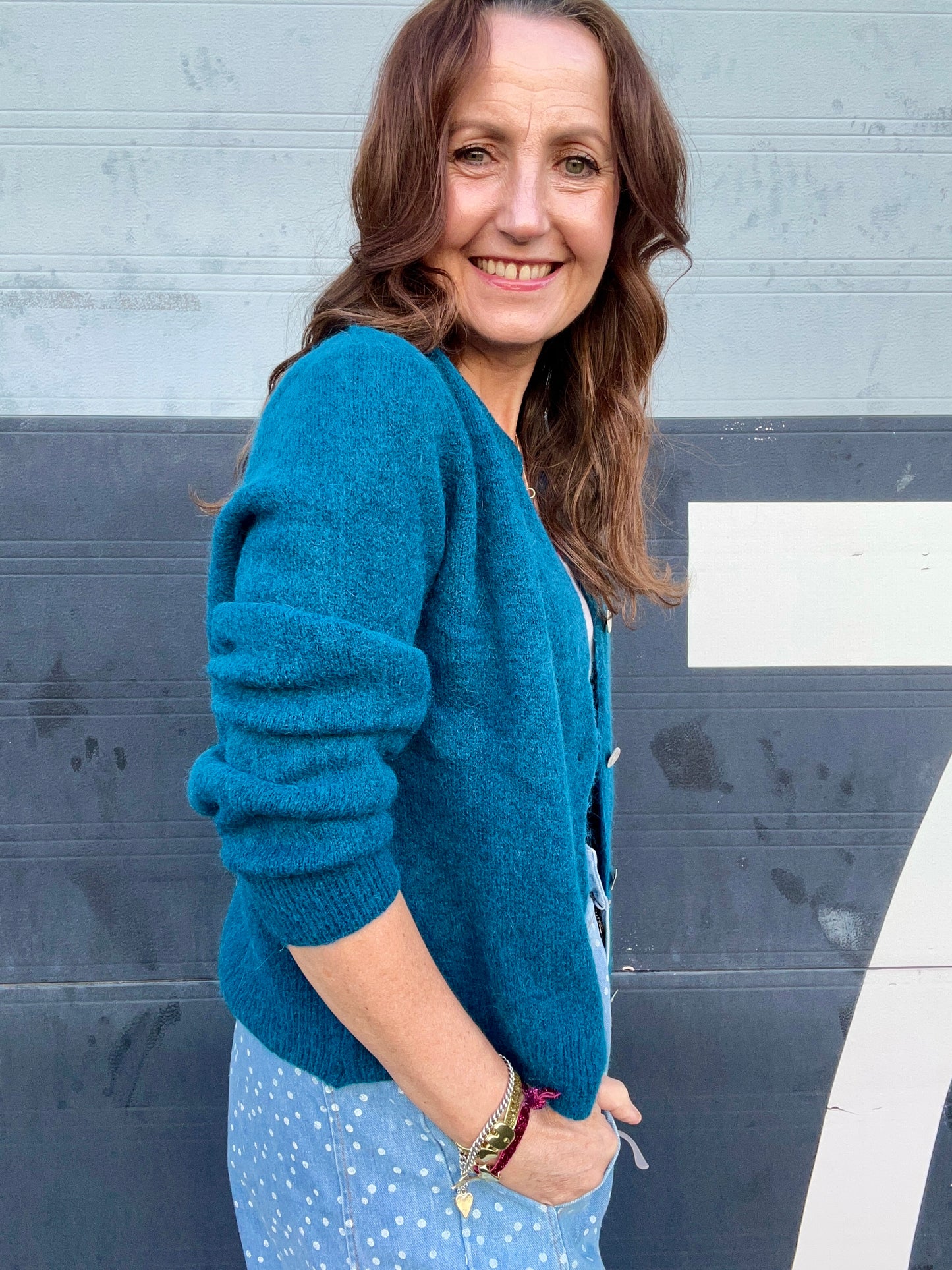 Lumi cardigan - Peacock