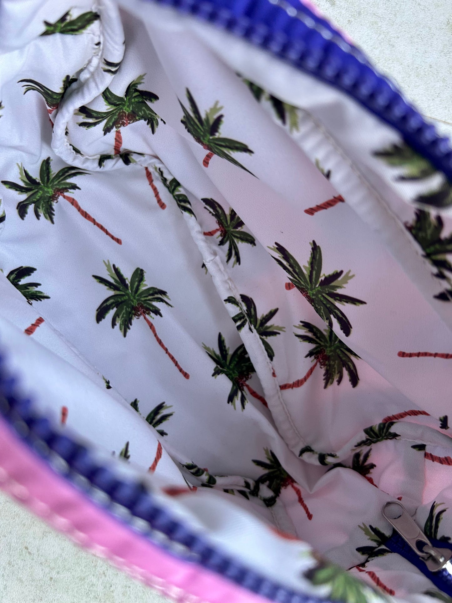 Mitzy cotton stripe wash bag - Ciao