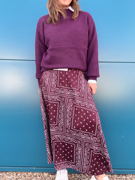 Beulah skirt - Plum