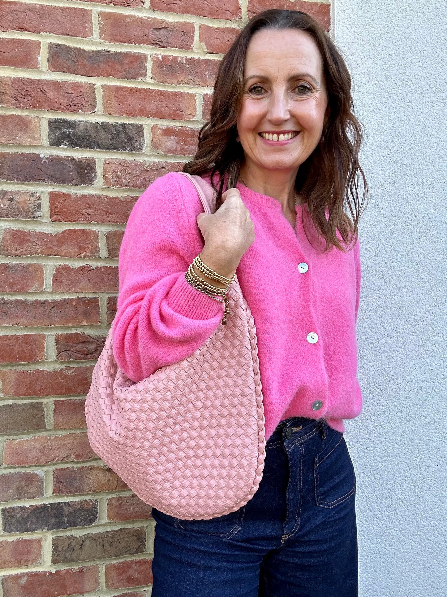 Paxton woven bag - Pink