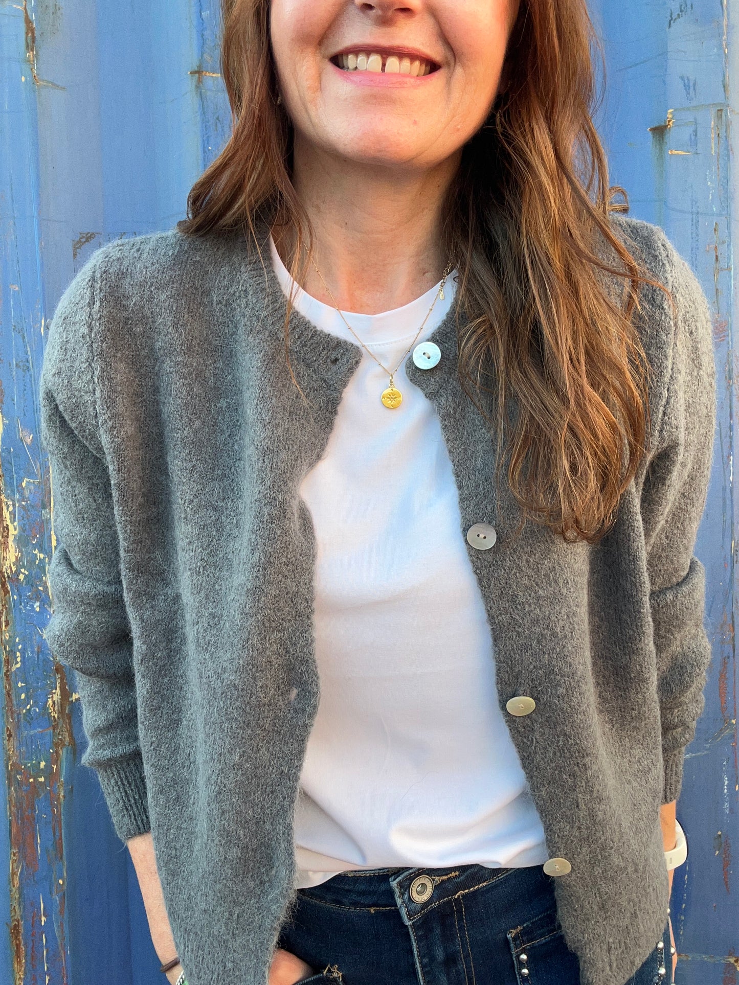 Lumi cardigan -  Donkey Grey
