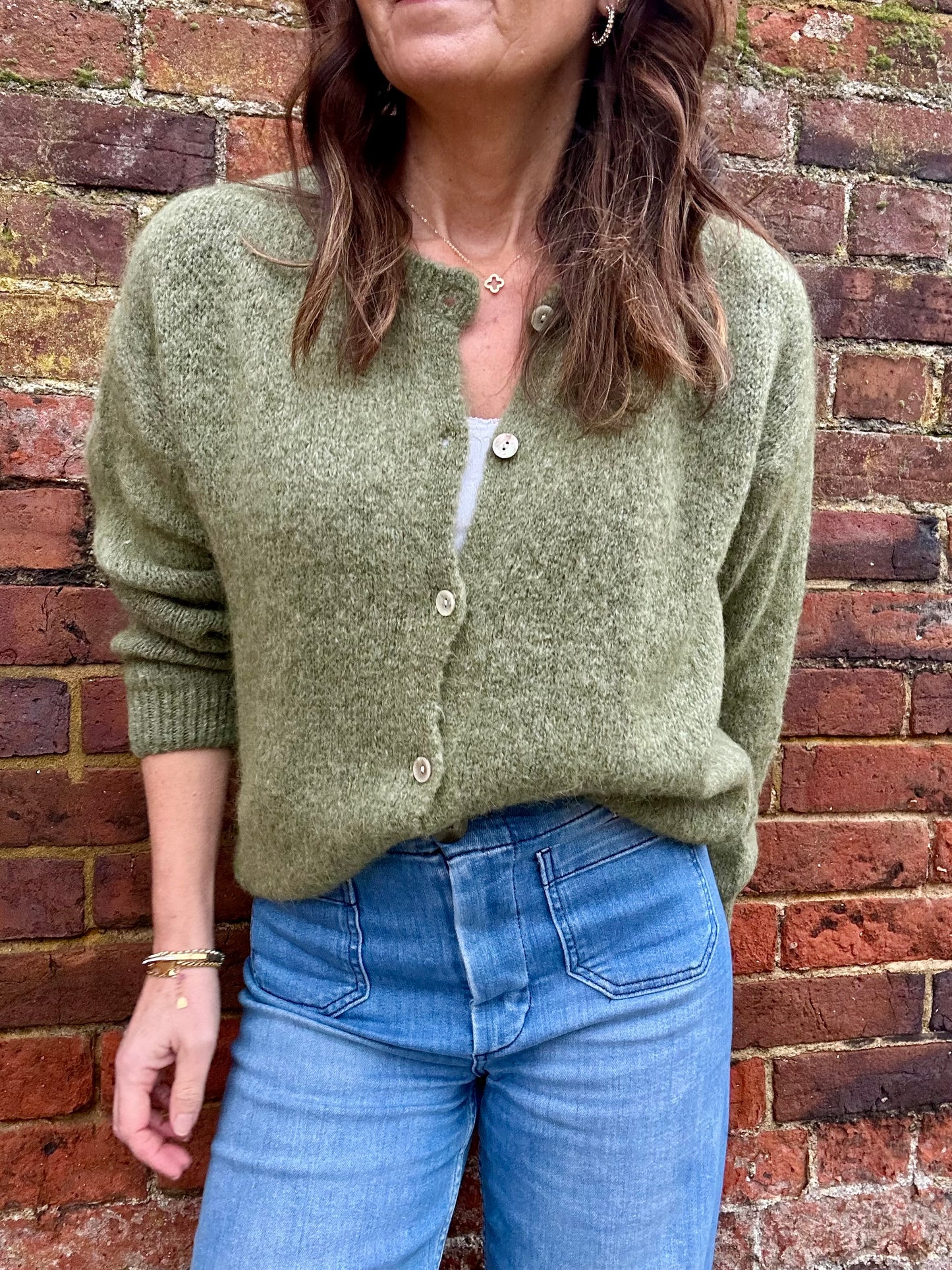 Juno cardigan - Soft Khaki