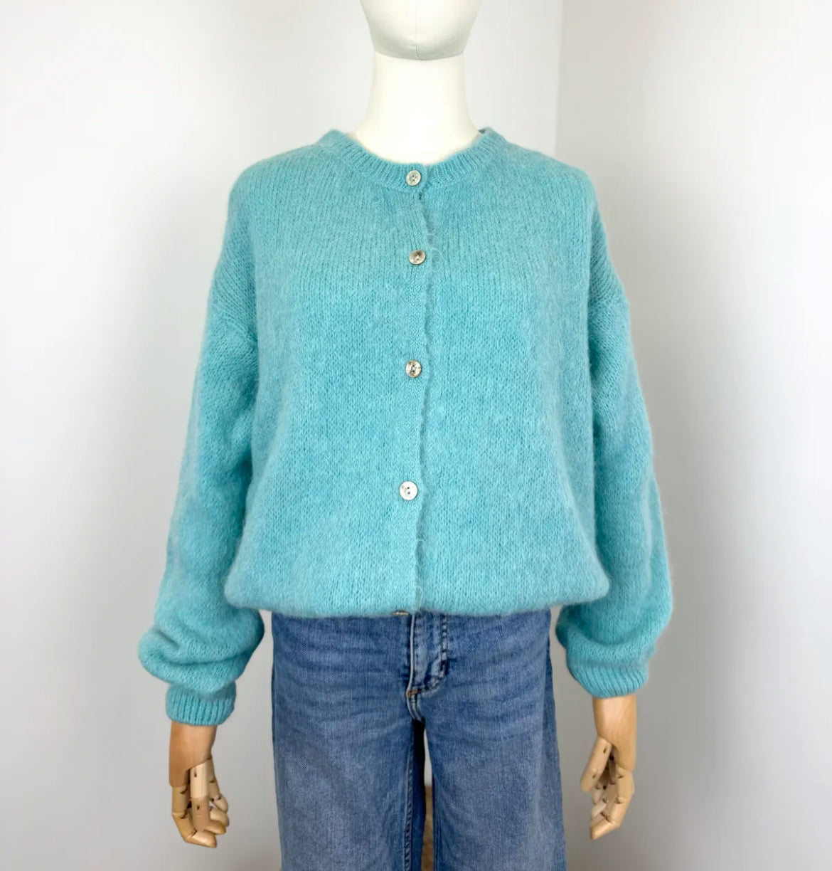 Juno cardigan - Aqua