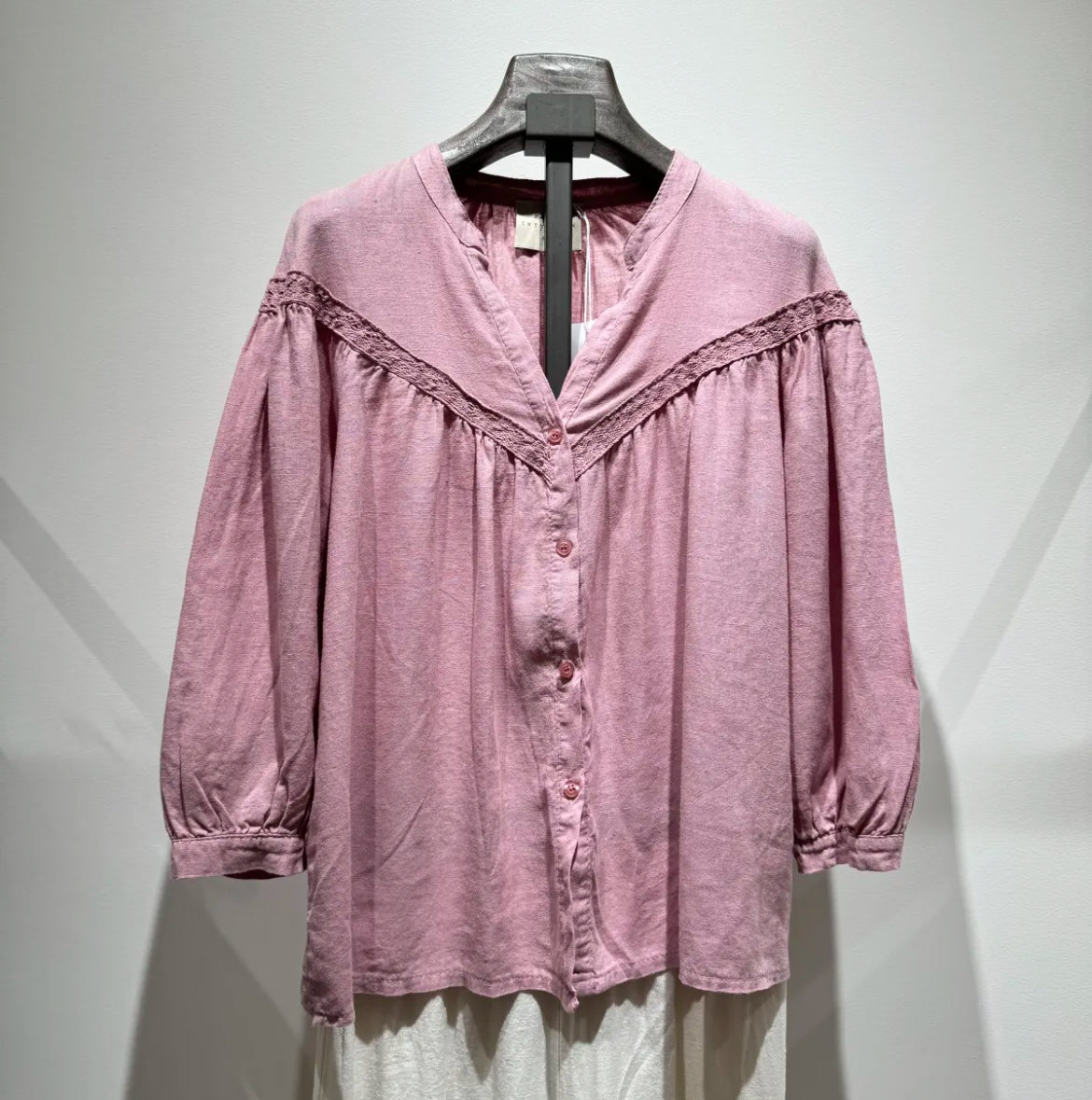 Petra dusky rose blouse