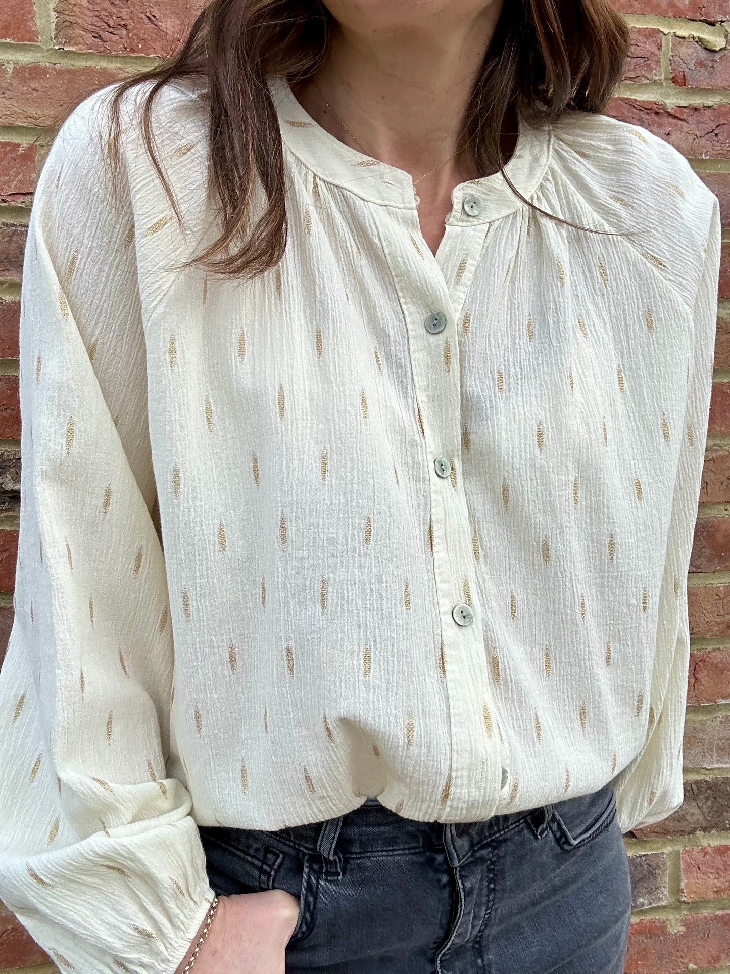 Alberta lurex blouse