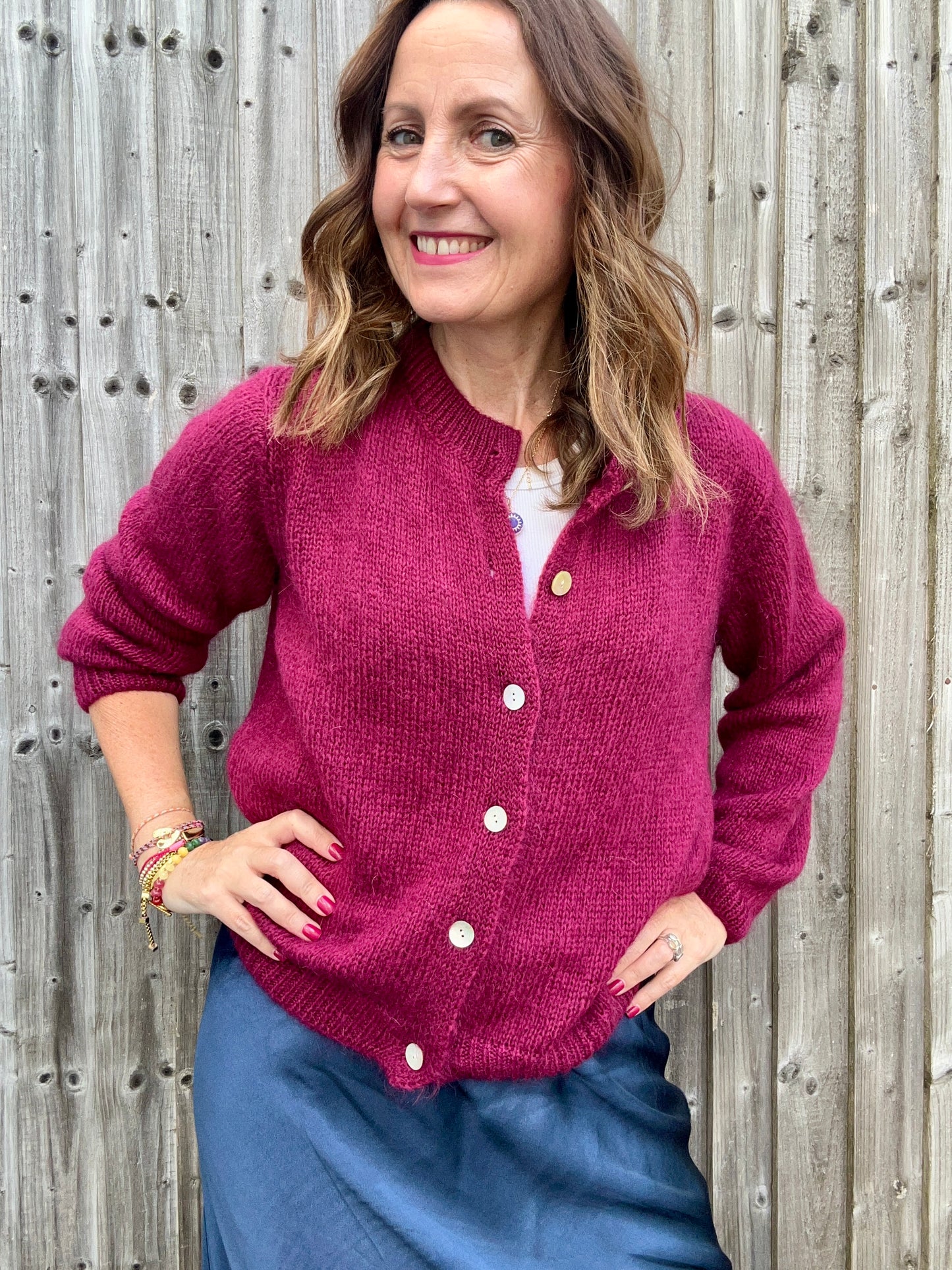 Jenni cardigan - Bordeaux