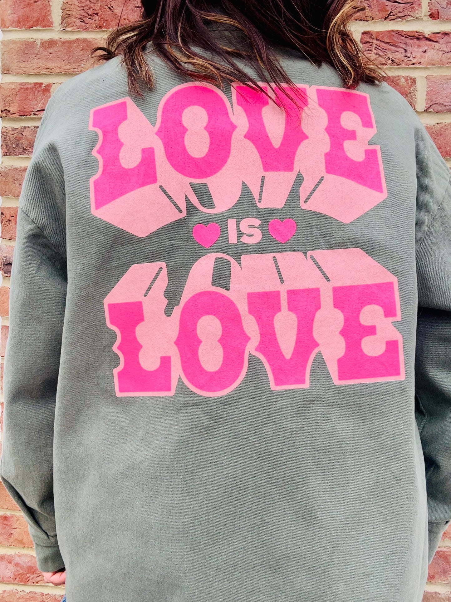 Love is Love Shacket