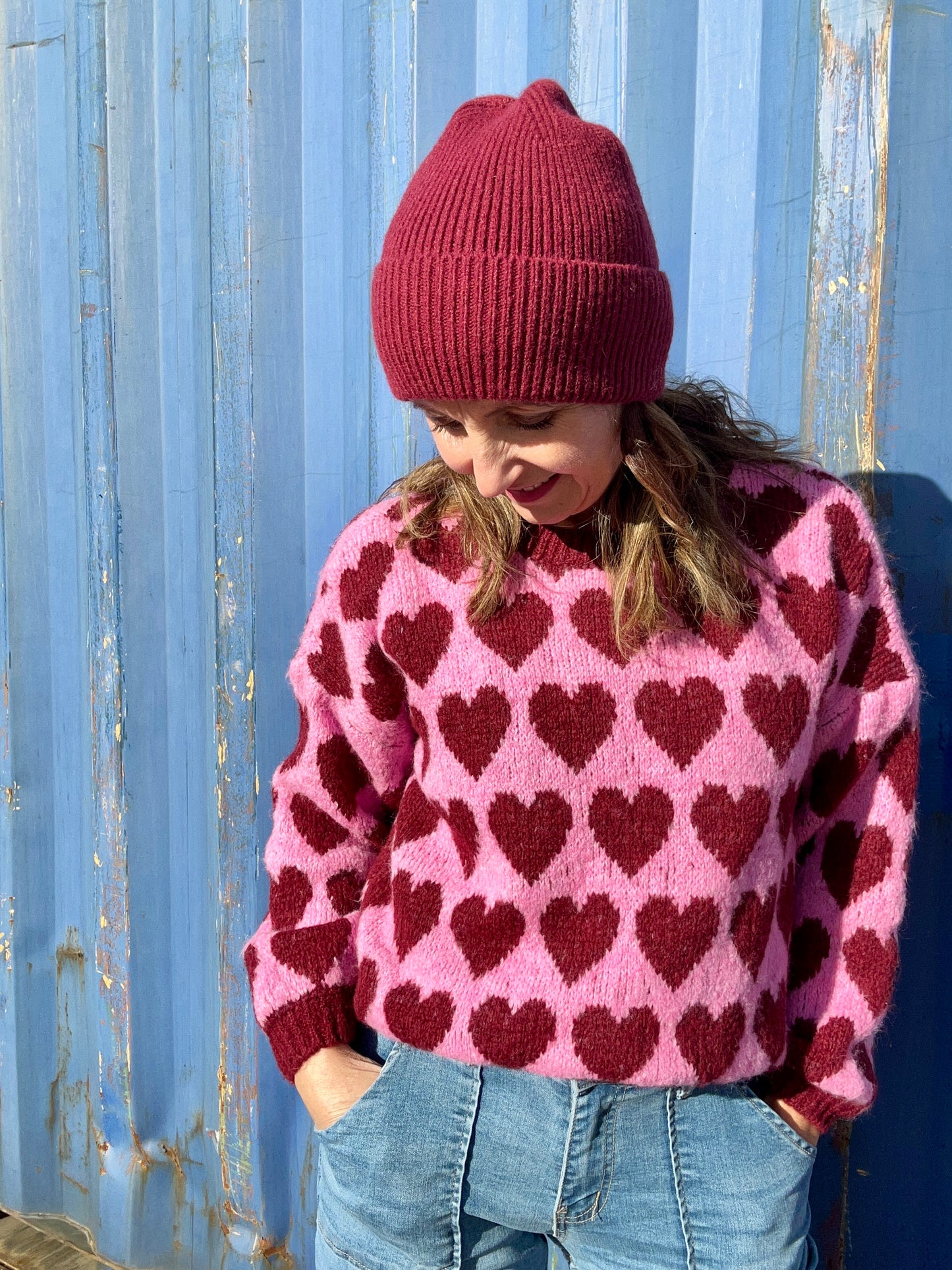 Noelle beanie - Wine