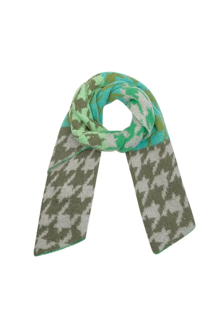 Winter brights scarf - Green