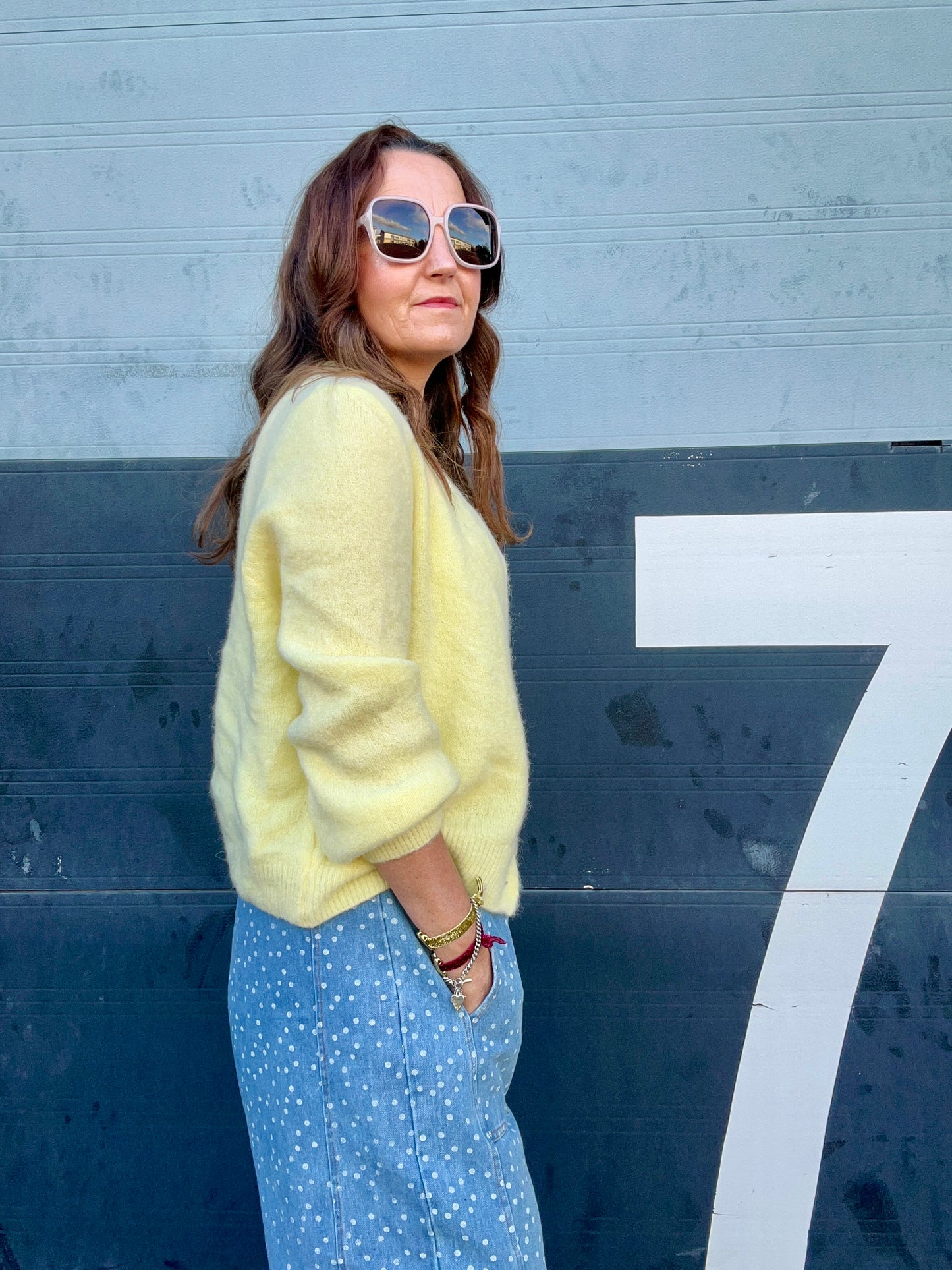 Lumi cardigan - Lemon