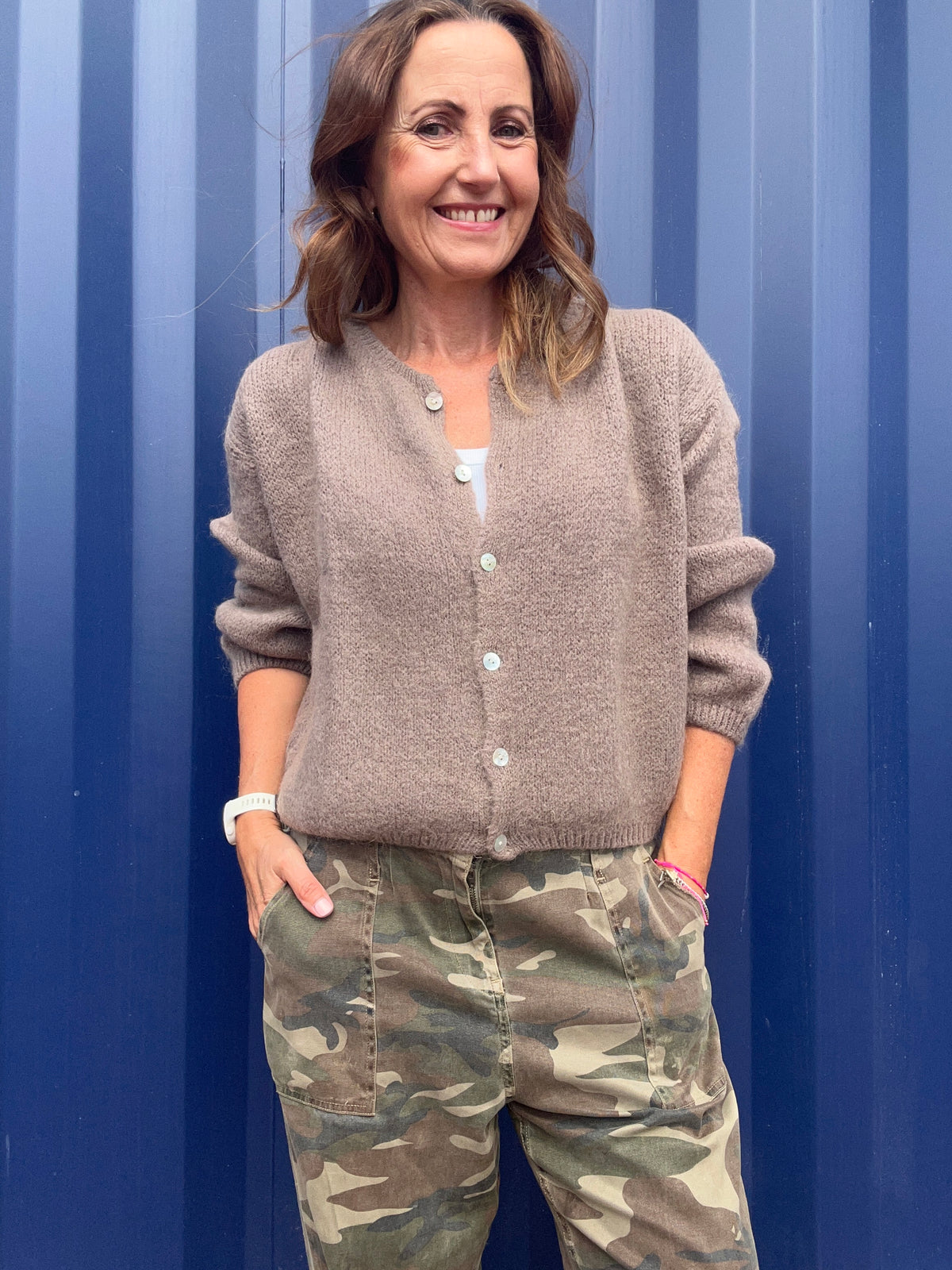 Beattie cardigan - Mink