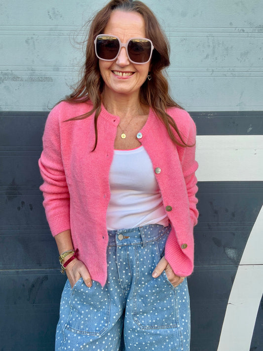 Lumi cardigan - Candy Pink
