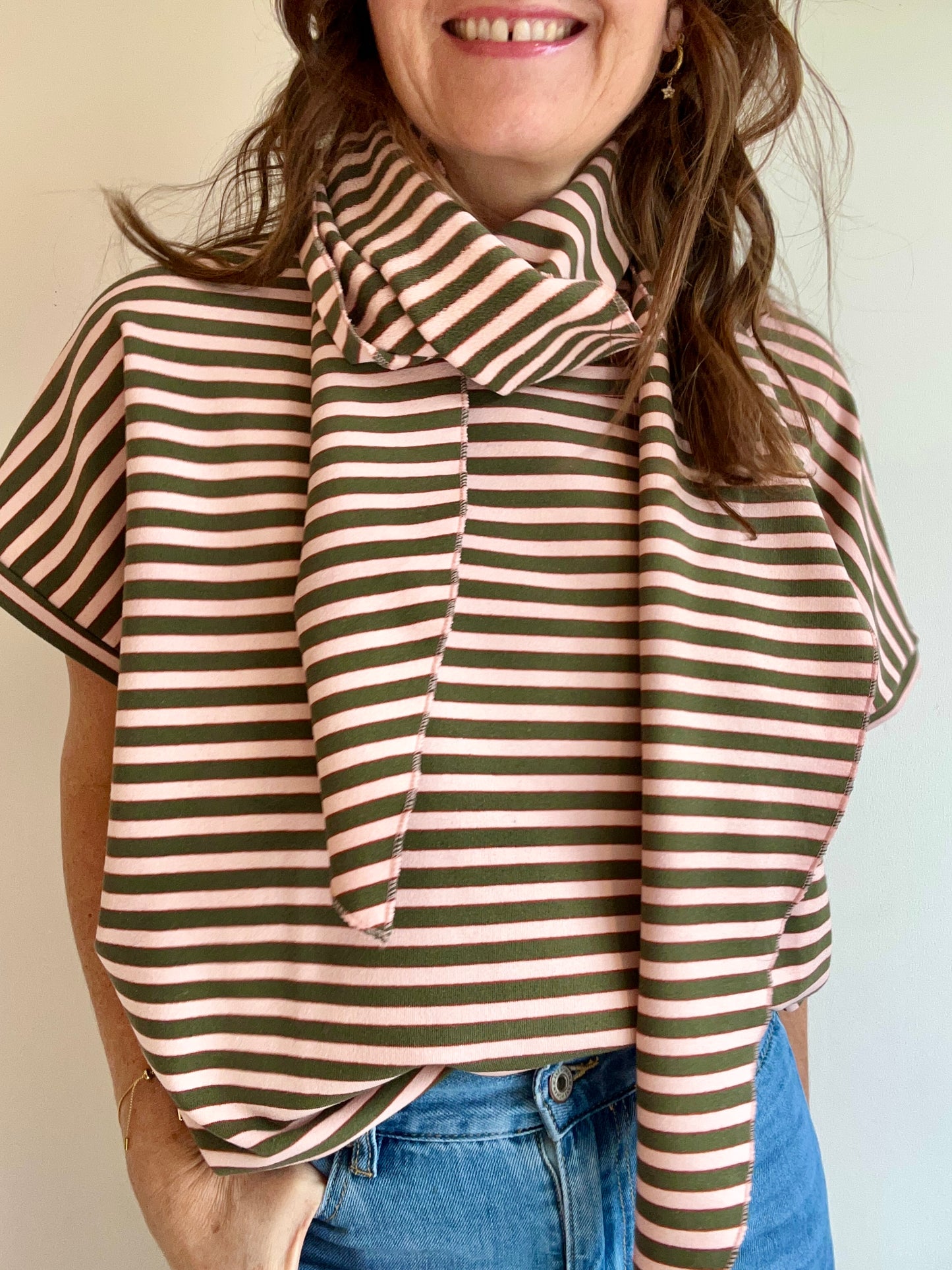 Skipper jersey striped set - Khaki