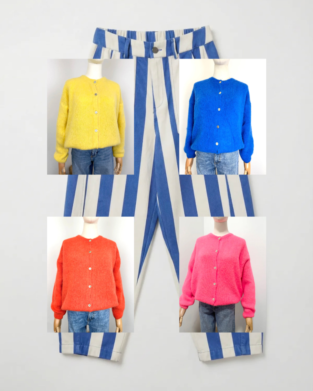 Juno cardigan - Cornflower